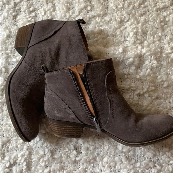 Suede booties - Picture 3 of 6